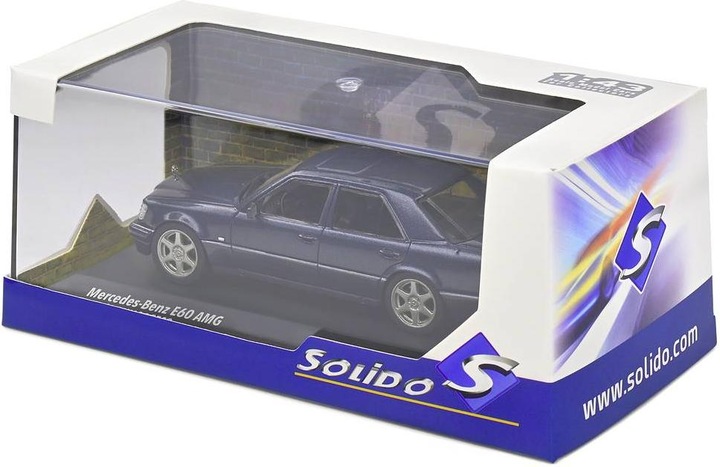 Immagine prodotto Solido 1:43 Mercedes-Benz W124 E60 AMG blu