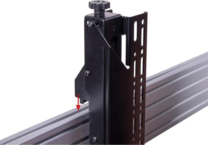 Actual product image b-tech BT8390-VESA400MAF - Flat Panel Display Mounting Arm - Black - 70 kg - Rail - 177 (70")