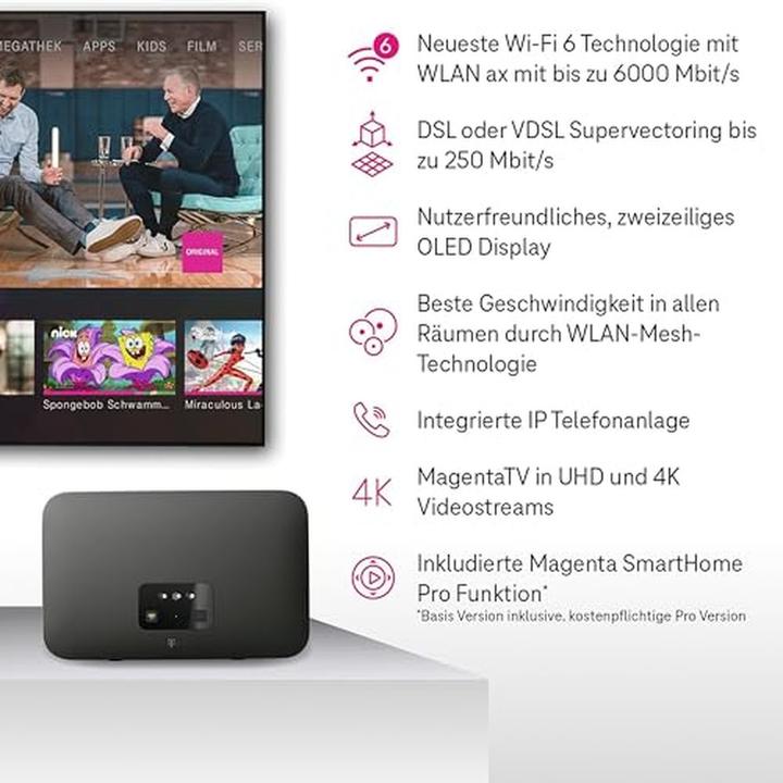 Produktbild Telekom Bundle: Speedport Smart 4R + WiZ Glühlampe
