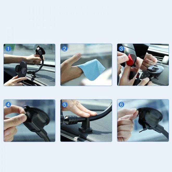Immagine prodotto Joyroom Supporto meccanico per auto a collo d'oca
