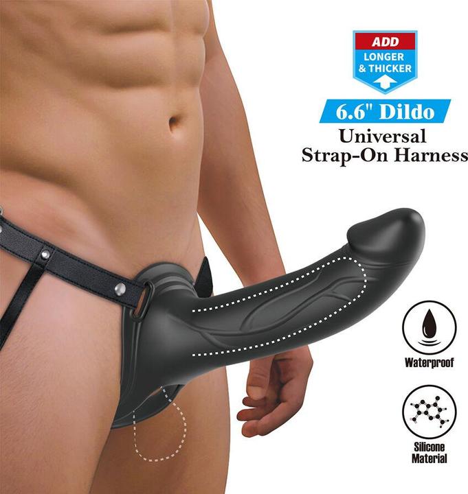 Produktbild Pretty Love - Landon Black Vibrating Strap-On