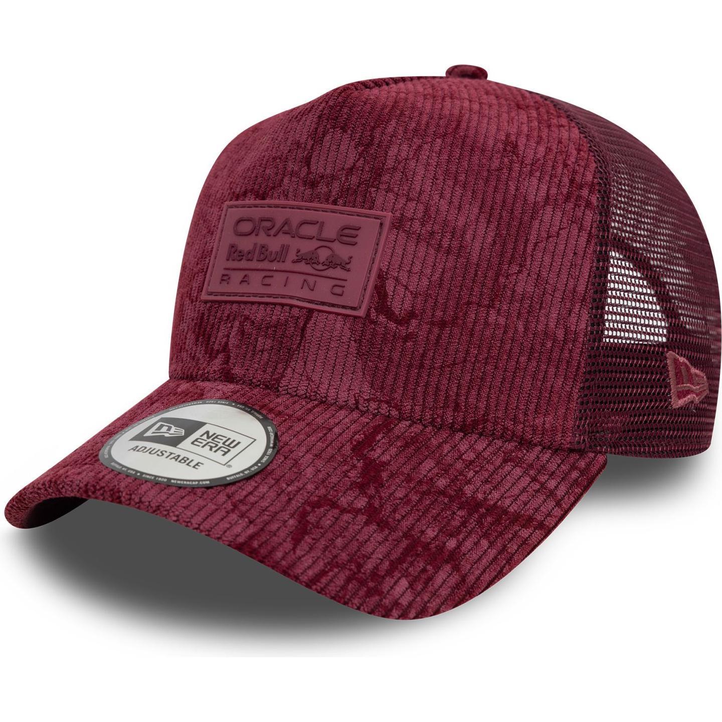 New Era, Herren, Cap, A-Frame Trucker Cap - Red Bull Racing cord camo ruby, Rot