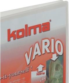 Produktbild Kolma Ringbuch Vario A4 2 Ringe Füllhöhe 3 cm farblos (A4, 39 mm, 1 Stk.)