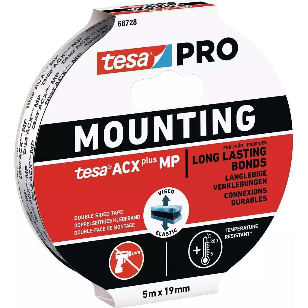 tesa, Klebeband, Pro ACX+ 5x19 Montageband (19 mm)