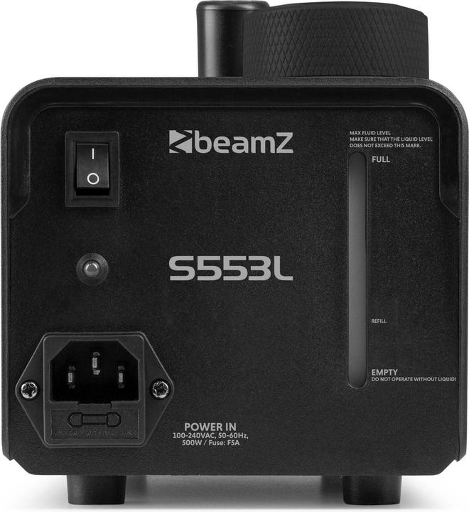 Immagine prodotto BeamZ S553 l, potenza totale: 550 W, tipo: macchina per nebbia