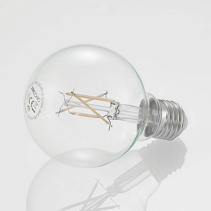 Image du produit Arcchio Ampoule LED E27 4W G80 2.700K filament dimmable claire (E27, 4 W, 470 lm, 1 x, E)