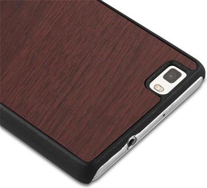 Image du produit Cadorabo Couverture rigide Woody Cover (Huawei P8 Lite)