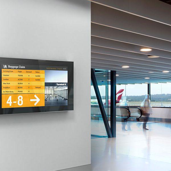 Actual product image DSS Monitor box Landscape, 75" screen, black (75")