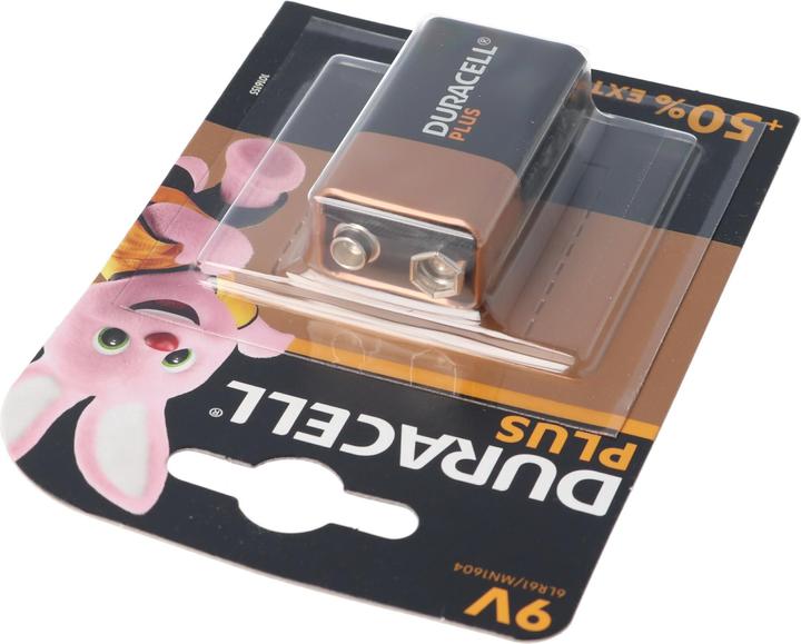 Produktbild Duracell Batterie 2 x 9V - Alkalisch - 580 (1 Stk., 9V Block)