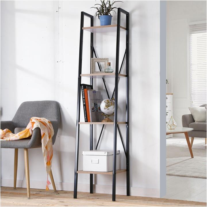 Image du produit Casâme Étagère Colonne 4 niveaux H148 cm - LEXIE