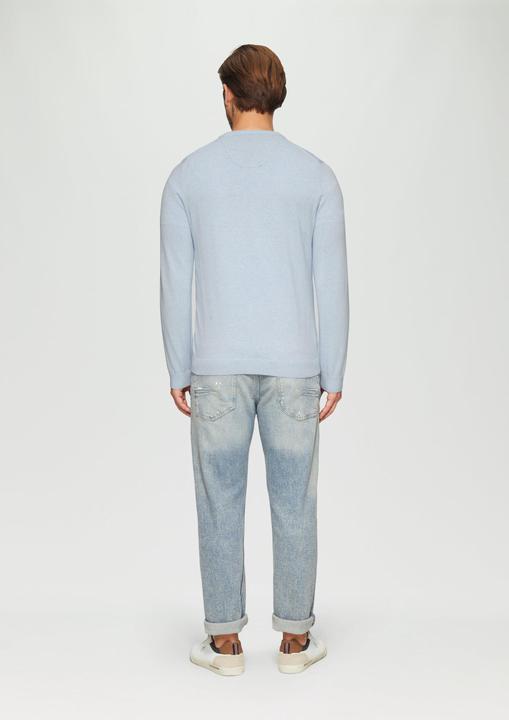 Produktbild S.Oliver Strickpullover Strickpullover mit Logo-Stickerei (M)