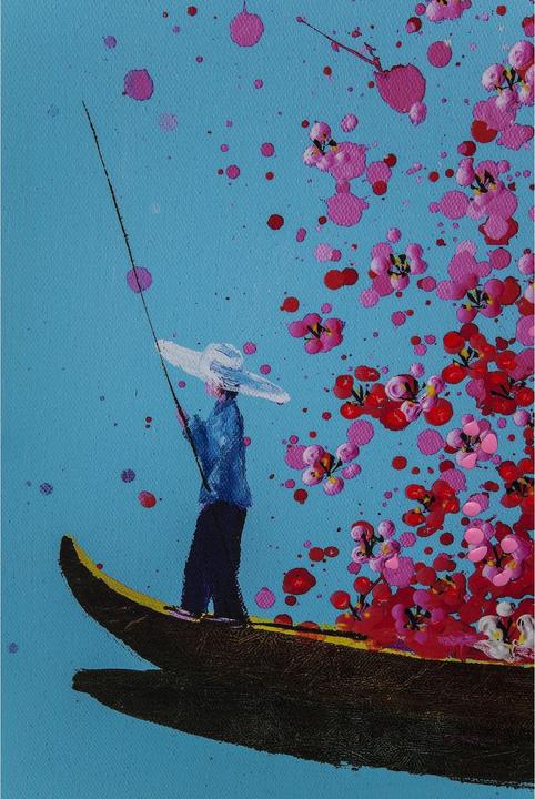 Produktbild Kare Design Flower Boat (120 x 160 cm)