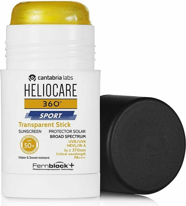 Actual product image Heliocare 360ao Sportsun Clear Stick Spf 50 25g (Sun cream face, Suntan cream, SPF 50+, 25 ml)