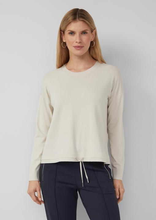 Produktbild s.Oliver Strickpullover Viskosemix-Strickpullover mit Rundhals und Tunnelzug (38)