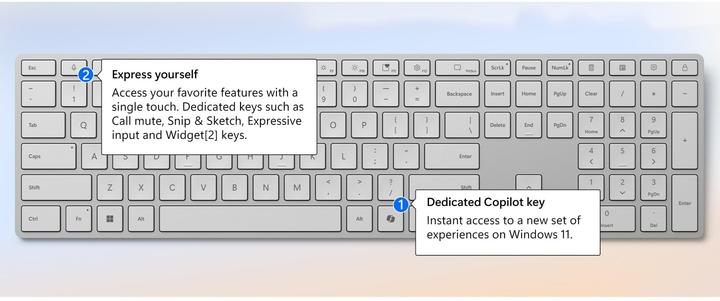 Image du produit Microsoft Surface Keyboard (2. Edition) (CH, Sans fil)