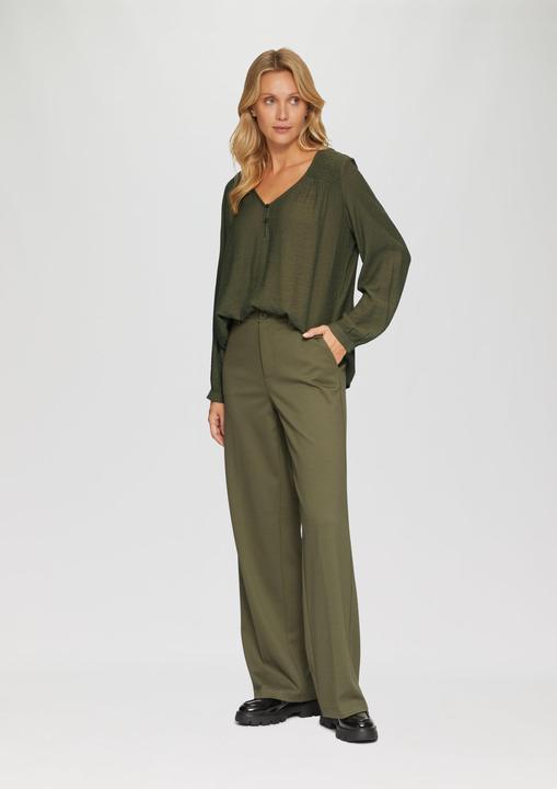 Produktbild S.Oliver Bluse Strukturierte Bluse aus Viskosemix mit Smok Details (42)