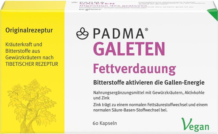 Valori nutrizionali e ingredienti Padma Galette (60 Pezzo/i, Pillole, 54 g)