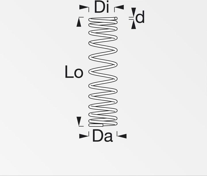 Actual product image Alfer Compression spring strong steel