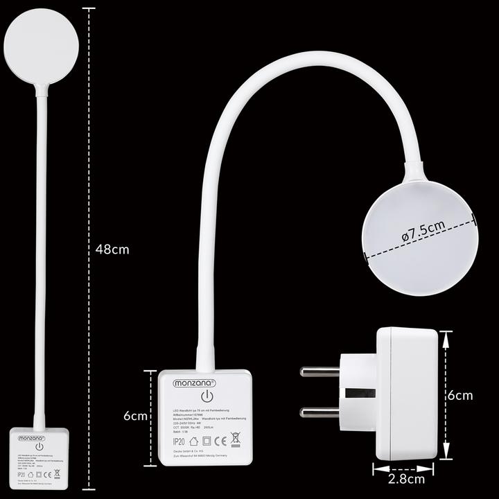Produktbild Monzana LED Steckerlampe (210 lm)