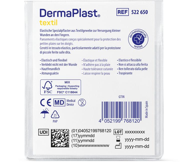 Actual product image DermaPlast Text Fingerverb 2x16cm bei 12 (12 x)