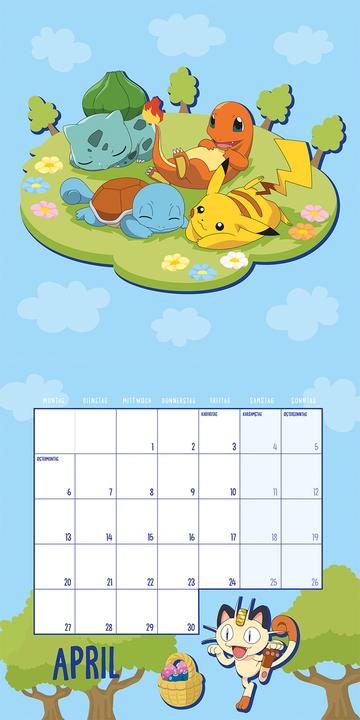 Actual product image Panini Pokémon: Kalender 2026