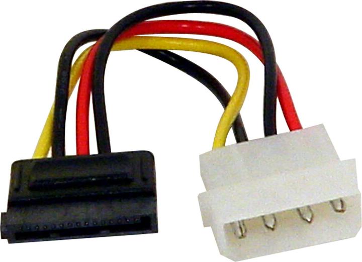 Actual product image Goobay Serial-ATA Power Adapter (15 cm, 15 pin S-ATA, 4 pin Molex)