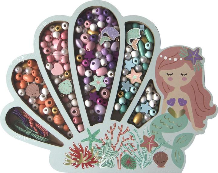 Sycomore COFFRET PERLES BOIS SIRENE 400PCS (FR-DE-IT)