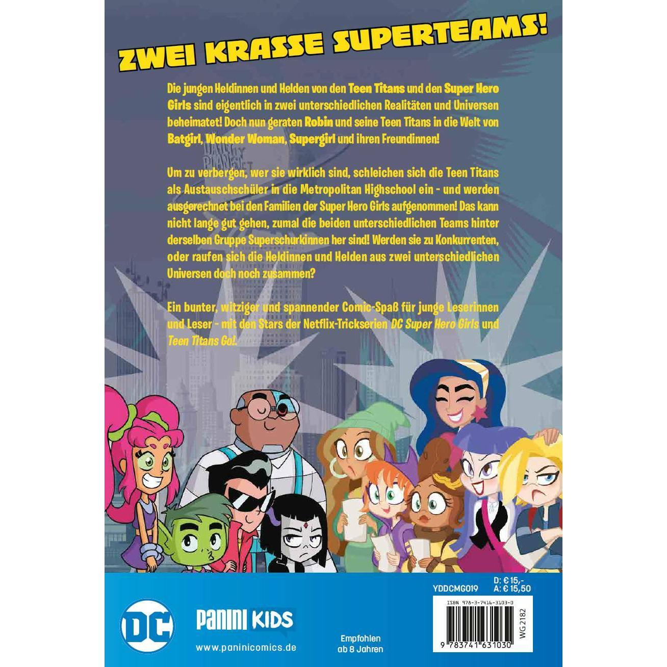 Thumbnail - Teen Titans Go! / DC Super Hero Girls: Die Austauschschüler, Belletristik von Amy Wolfram, Agnes Garbowska