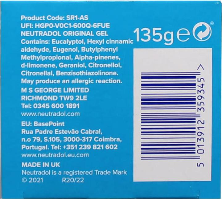 Produktbild Neutradol Original Gel Deodorizer (140 g)