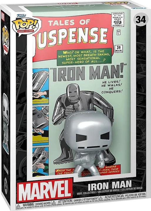 Produktbild Funko Marvel POP! Comic Cover Vinyl Figur Tales of Suspense #39 9 cm