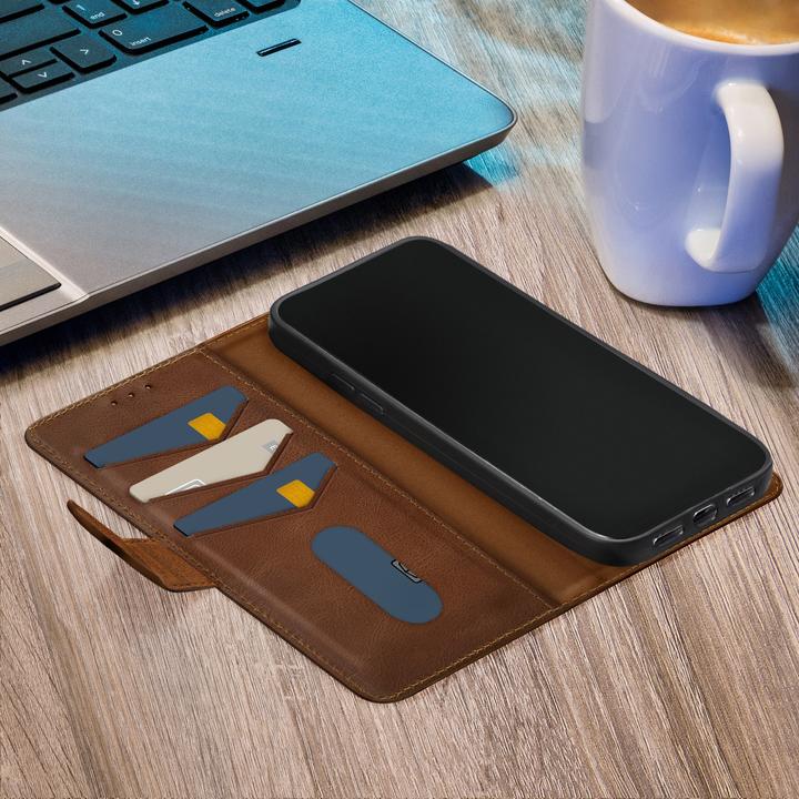 Produktbild Mobilize Portemonnaie aus Leder (Apple iPhone 6, Apple iPhone 6s, Apple iPhone 7, Apple iPhone 8, Apple iPhone SE (2nd Gen), Apple iPhone SE (3rd Gen))