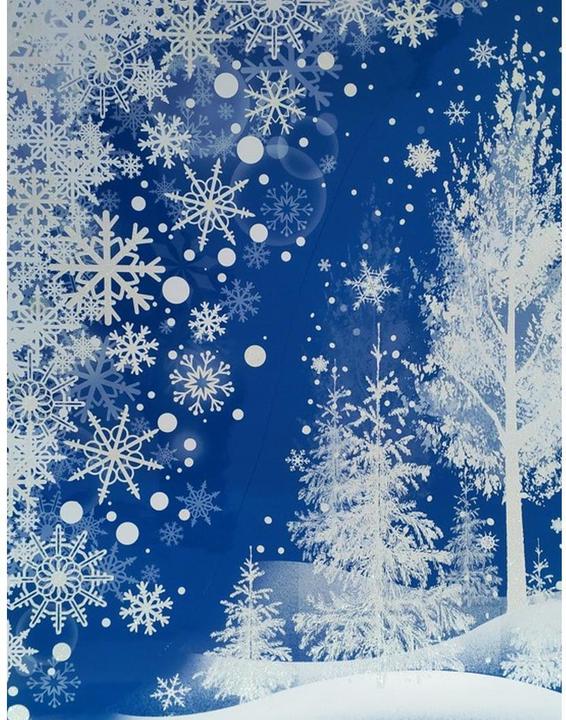 Actual product image GuGus Deko Fensterfolie Schneeflocken