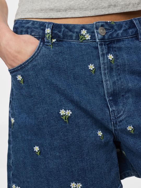 Image du produit Pieces Pcflora Hw Denim Emb Shorts Noos (M)