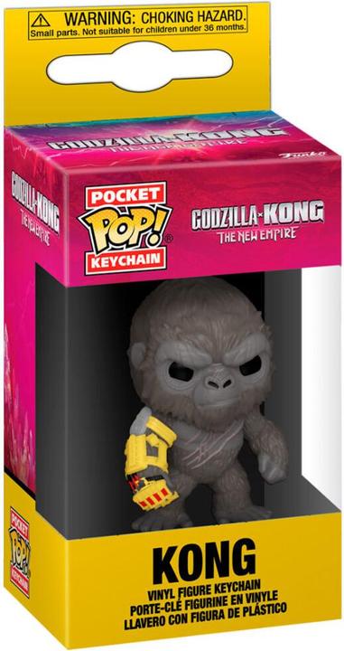 Image du produit Funko Godzilla vs. Kong 2 POP! porte-clés vinyle 4 cm Kong w/Mechanical Arm Display (1)