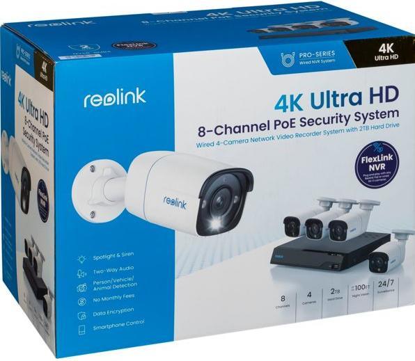 Actual product image Reolink NVS8-8MB4 (3840 x 2160 pixels)