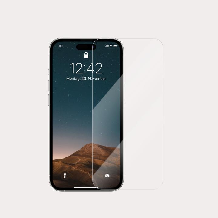 Actual product image Woodcessories Armoured Glass Display Protector for Apple iPhone 15 Plus, iPhone 15 Pro Max (1 pcs., Apple iPhone 15 Plus, Apple iPhone 15 Pro Max)