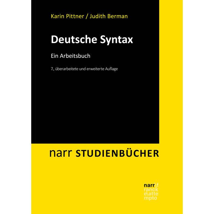 Deutsche Syntax, Schulbücher von Karin Pittner, Judith Berman