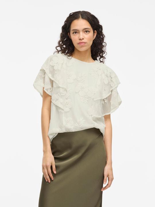 Image du produit Vila VIHOLA Spitzen Oberteil mit angeschnittenen Ärmeln (XL)