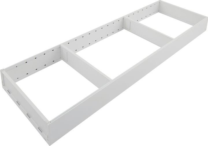 Blum Telaio per cassetti Ambia-Line largo - 622x200x50 mm, acciaio bianco seta opaco