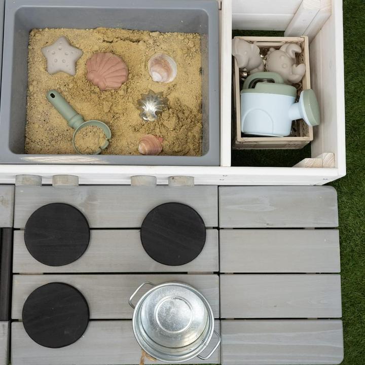 Produktbild Milkii Sandkasten für Kinder aus Holz mit Spielküche