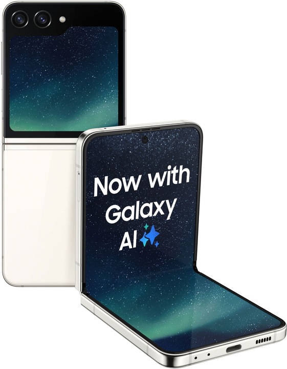 Image du produit Samsung Galaxy Z Flip 5 (256 Go, Crème, 6.70", SIM + eSIM, 12 Mpx, 5G)