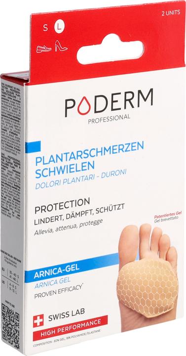 Actual product image Poderm Protective pads for foot sole pain/calluses (Decompression, 198 ml)