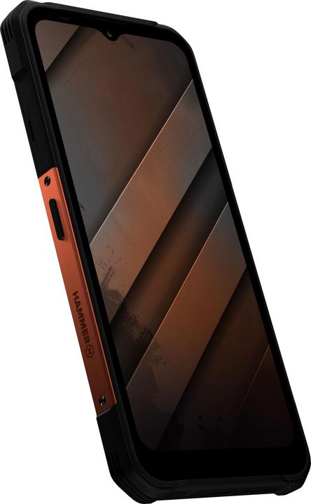 Produktbild Myphone Construction 2 Thermal 5G (256 GB, Schwarz / Orange, 6.58", Hybrid Dual SIM + eSIM, 5G)