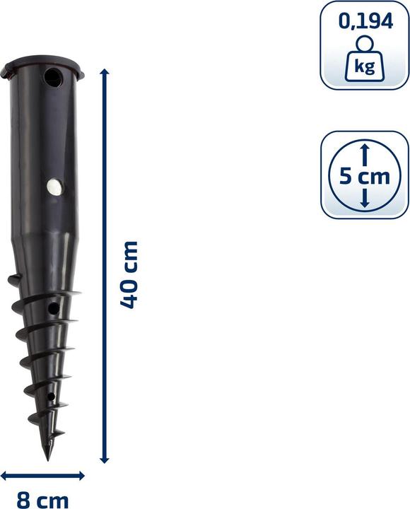 Actual product image Leifheit Floor plug with screw-in rod
