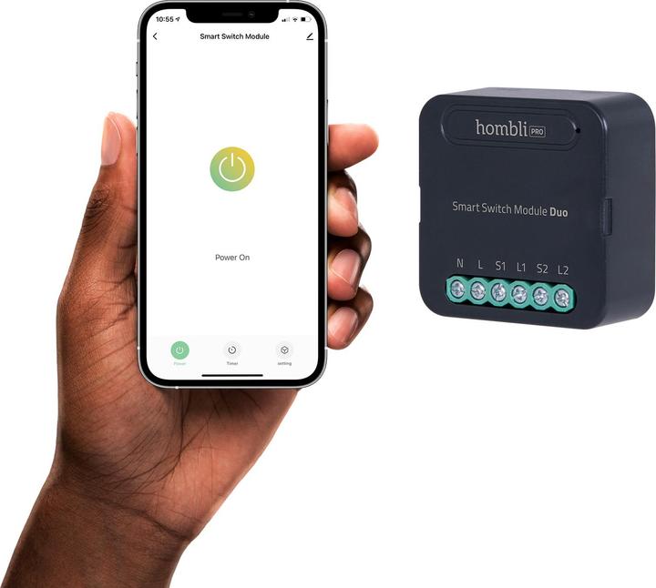 Image du produit Hombli Module Smart Switch Duo (Actionneur de commutation)