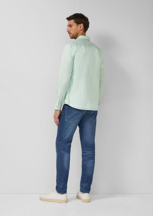 Immagine prodotto s.Oliver Hemd Slim Fit: Gemustertes Hemd mit Kentkragen (M)