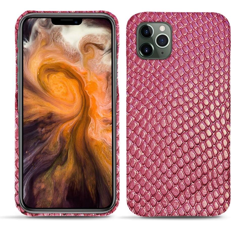 Noreve Lederschutzhülle (Apple iPhone 11 Pro Max), Smartphone Hülle, Rosa