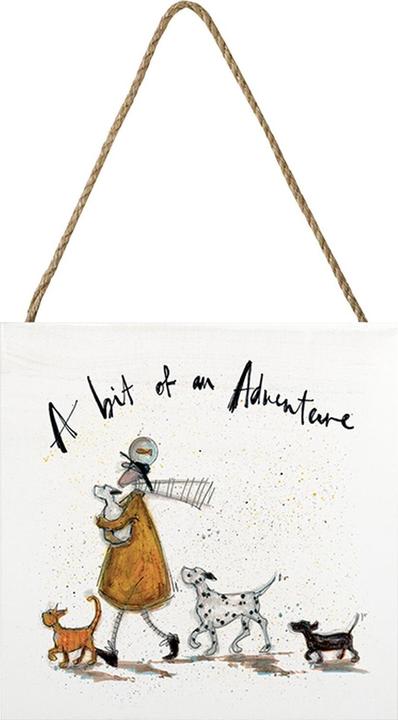 Produktbild Sam Toft Tafel A Bit Of An Adventure Aus Holz (20 x 20 x 2.7 cm)