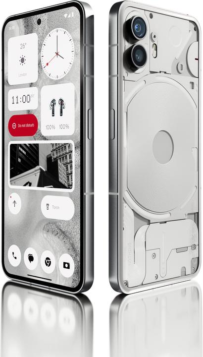Actual product image Nothing Phone (2) (512 GB, White, 6.70", Dual SIM, 5G)