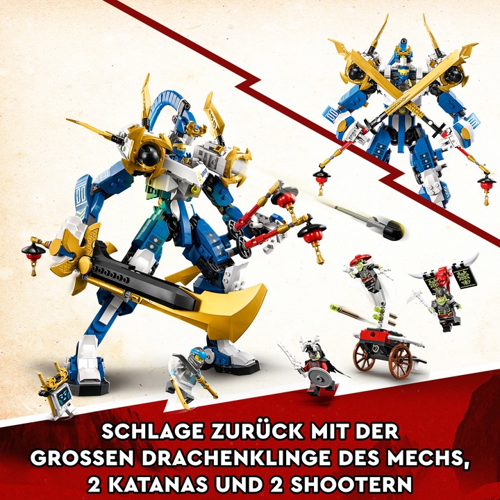 Actual product image LEGO Jay's Titan Mech (71785, LEGO Ninjago)
